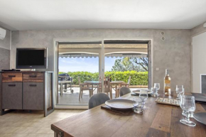 Appart rez de jardin vue mer